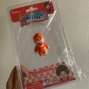 Monchhichi the world smallest Monchhichi figure in orange